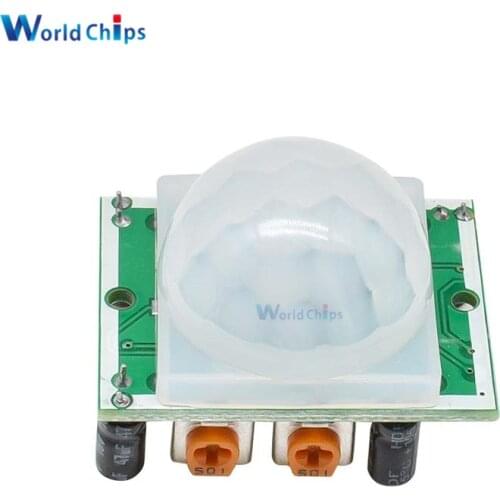 5Pcs/Lot SR501 HC-SR501 Adjust IR Pyroelectric Infrared PIR module Motion Sensor Detector Module for Arduino