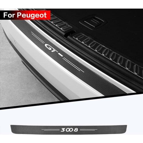 Car trunk Cloth fiber protect Car sticker car accessories decoration for for Peugeot 3008 GT Car stickers