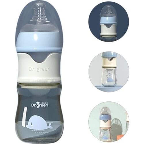 Baby Glass Bottle Practical Baby Feeding Bottle Detachable Nursing Bottle