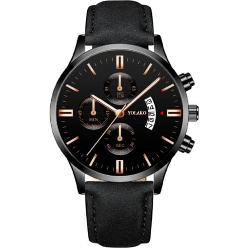 Мужские часы с кожаным ремешком Feimiaomilei China At AliExpress