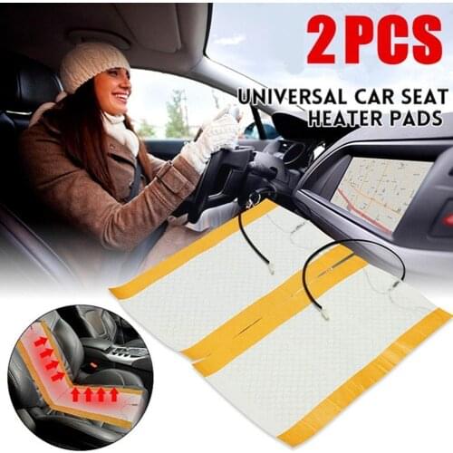 Car Seat Heating Pad Universal Car Seat Covers Pad Mat Heated Carbon Heater Fiber Pad Auto Winter Seat Car Heating Warmer Y3S2