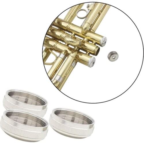 3 Pieces Trumpet Nuts Bottom Screws Parts Repairment Accessory for Musical