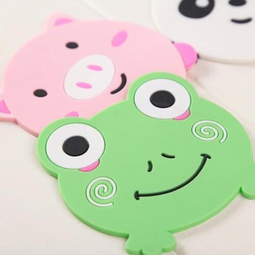 Creative Cute Table Placemat Waterproof Heat Insulation Non-Slip Bowl Pad Cartoon Milk Coffee Water Coasters Kitchen Tableware
