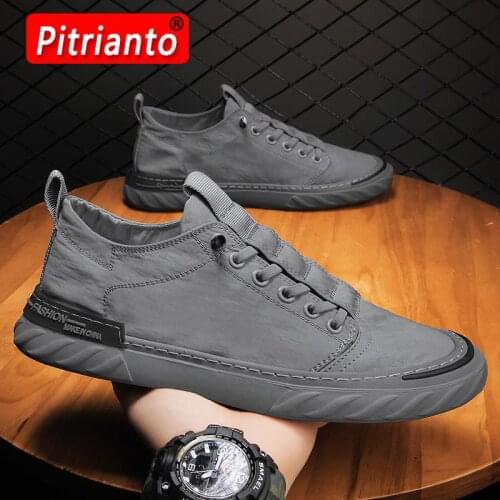 Men Vulcanized Shoes 2021 Outdoor Casual Sneakers Comfortable Lightweight Shoes for Men Flats Walking Sneakers Summer