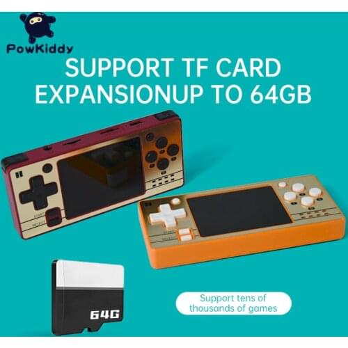 POWKIDDY Q20 MINI Game Console Retro 2.4 Inch OCA Full Fit IPS Screen Handheld Console 2000 Games PS1 New Game Player Kids Gifts