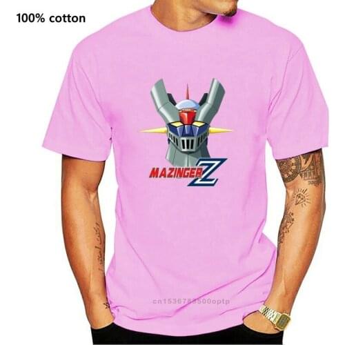 Fashion 2018 Mazinger Z Man Cool T-shirt Short Sleeve Tops Black Tees 3D Cartoon Printed