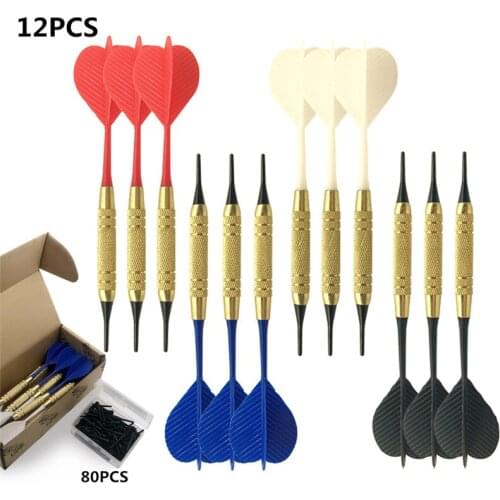 12Pcs Professional Soft Tip Electronic Darts Needle Set Entertainment Safety Throwing Darts