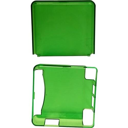 10pcs Transparent green Protective Crystal Cover Case Shell Housing For G-ameboy Advance S-P for G-BA SP Game Console