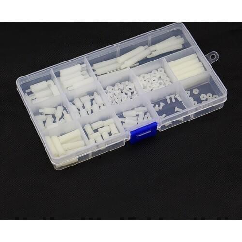 Raspberry Pi 4 Model B/3B 210 pcs Screws Kit M2 M3 Nylon Plastic Screws and Nuts for for + Screwdriver+ Storage Box