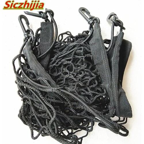 Car trunk cargo bag nylon elastic mesh 70x70 cm grid with 4 plastic hooks for Mazda 2 3 5 6 CX5 CX7 CX9 Atenza Axela