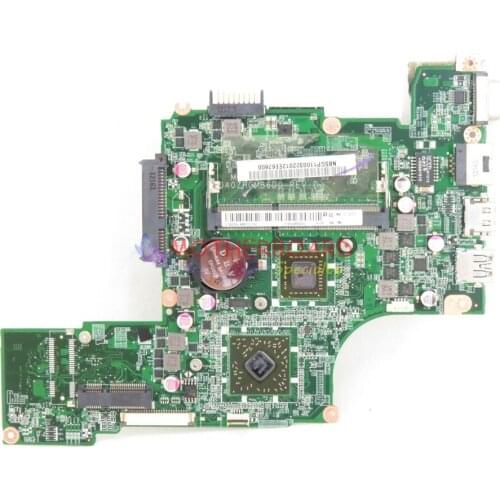 Vieruodis FOR Acer one 725 V5-121 Laptop Motherboard DA0ZHGMB6D0 NBSGP11003 NB.SGP11.003 DDR3 W/ for C60 CPU Test work