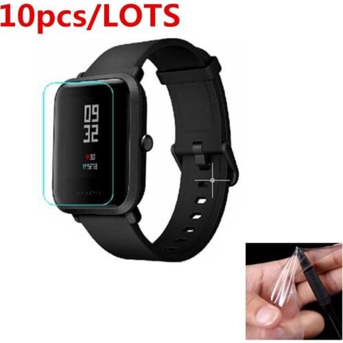 10pcs Soft TPU HD Clear Screen Protector Guard For Xiaomi Huami Amazfit Bip BIT Lite Smart Watch Protective Film Full Cover