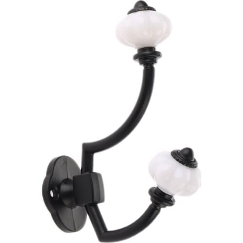 1x Vintage Metal Wall Hook For Key Clothes Coat Hat Bag Towel Hanger Bathroom Hooks