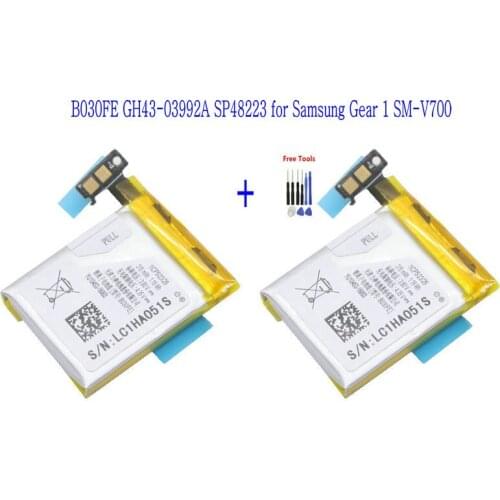 2x 315mAh Replacment Battery For Samsung Galaxy Gear 1 SM-V700 V700 B030FE GH43-03992A SP48223 LSSP482230AB + Repair Tools kit