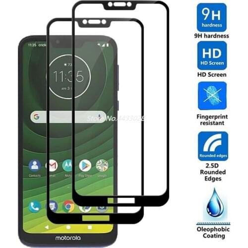 3D 9H Full Glue Cover Black Tempered Glass For Motorola Moto G7 Power Screen Protector For Moto G7power Protective Film Glass