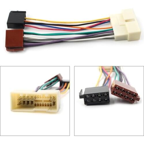 Car Stereo Radio Plug Lead Loom Adaptor ISO WIRING HARNESS For Hyundai Sonata Santa Fe Accent For Kia Soul Sportage Sorento etc