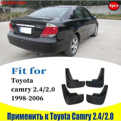 Mudflaps Front Rear 4pcs FOR toyota camry 2.4 2. Mudguards Fender Mud Flap Guard splash Mudguard Fenders car accessories styline