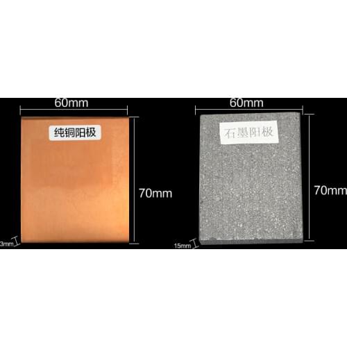 Electroplating Nickel Anode Plate in Hall Cell of Hull Cell of Harrington Cell Pure Tin Anode Plate and Zinc Anode Plate