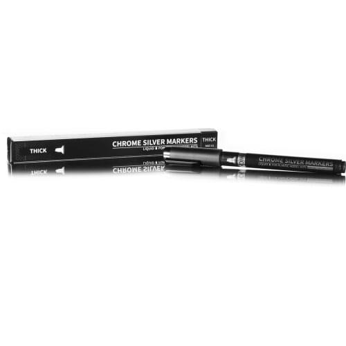 DSPIAE Chrome Silver Markers Thick / Fine / SuperFine