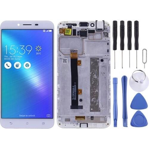 IPartsBuy LCD Screen and Digitizer Full Assembly with Frame for Asus Zenfone 3 Max ZC553KL / X00D