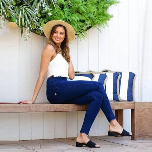 Melody High Rise Stretch Jeans For Tall Women Slim Fit Summer New Womens Elastic Soft Jeans Workout Push Up Jeggings