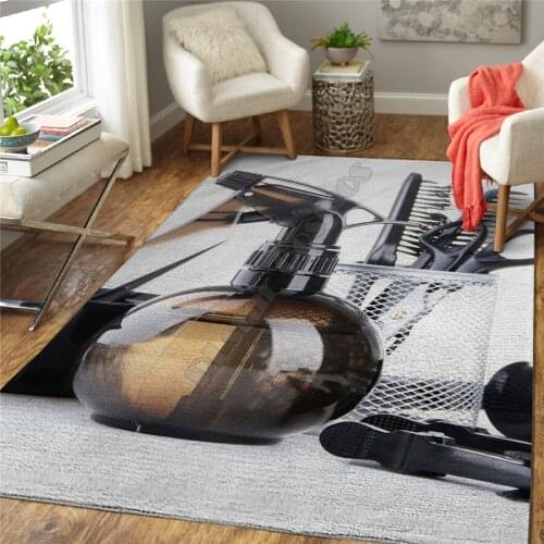 Barber Tools Area Rug 3D All Over Printed Non-slip Mat Dining Room Living Room Soft Bedroom Carpet 03