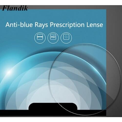 1.56/1.61/1.67 Index Anti Blue Light Myopia Presbyopia Lenses Men Women Optical Prescription Aspheric Reading Glasses Lenses