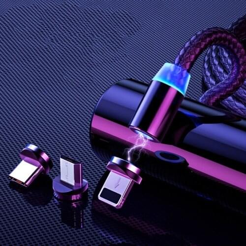 Magnetic USB Cable Fast Charging Type C Cable Magnet Charger Data Charge Micro USB Cable Mobile Phone Cable USB Cord A
