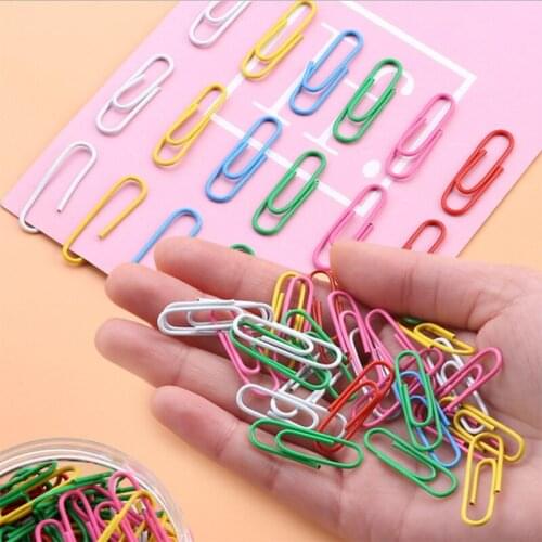 PVC Soft Glue Paper Clip Return Needle Box Color Ring Needle Paper Clip Safety Pin Office Binding Supplies Childrens Stationery