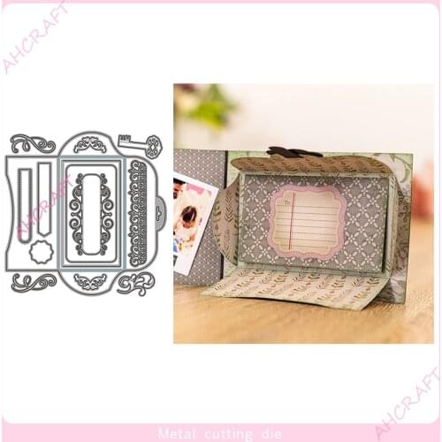 Envelope Invitation Card set Metal Cutting Dies for DIY Scrapbooking Photo Album Decorative Embossing Paper Card Crafts Die 2021