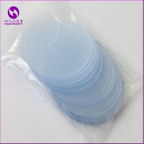 1000pcs/lot ROUND hair shield scalp protector plastic heat fusion protector shield template for keratin tip hair extensions
