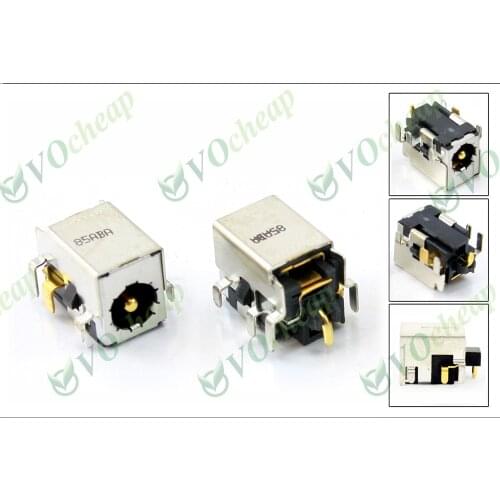 3x Laptop DC power jack (golden pin) for HP Compaq NX6110 NC6110 NX6120 NC6120 NX8200 NC8200 connector socket - PJ020-1.65mm