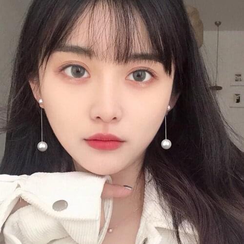 Large pearl pendant earrings long Trend New exquisite Womens Jewelry Earrring Elegant Exaggerated Pendant Fashion Stud Earrings