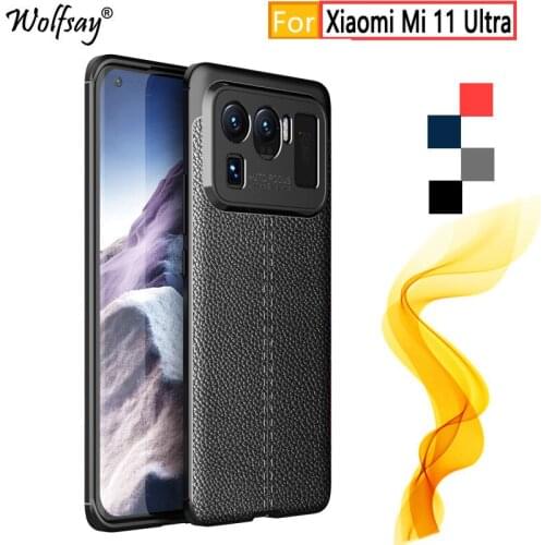 For Xiaomi Mi 11 Ultra Case For Xiaomi Mi 11 Ultra Bumper Rubber Housings Bumper Silicone Case For Xiaomi Mi 11 Ultra Cover 6.81