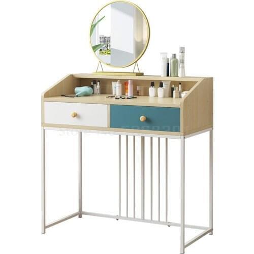 Nordic dressing table simple small apartment girls bedroom dressing table dormitory multi-function table
