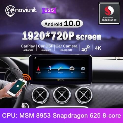 Snapdragon 2 din android 10 car radio with screen For Mercedes Benz A-Class W176/CLS W218/CLA C117/CLS W218/GLA X156/GLC C253