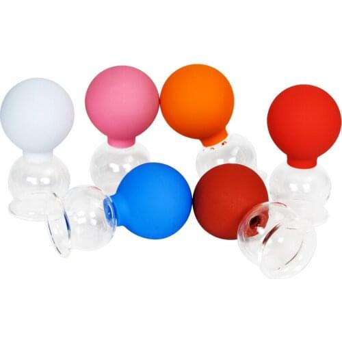 Health Care 4 Cupping Massage Cups Jar Set For Home Use Self Treatment