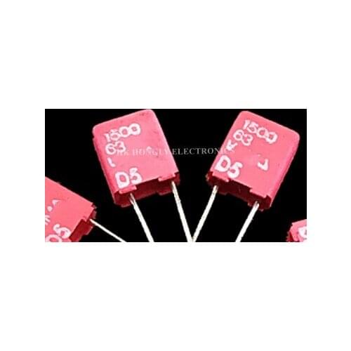 30PCS MKS2 63V 0.0015UF 0.01UF 0.022UF 0.033UF 0.047UF 0.068UF P=2.5mm Film Capacitor