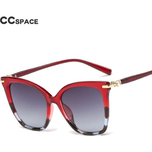 48084 Square Cat Eye Glasses Frames Women Diamond Fashion Computer Eyeglasses