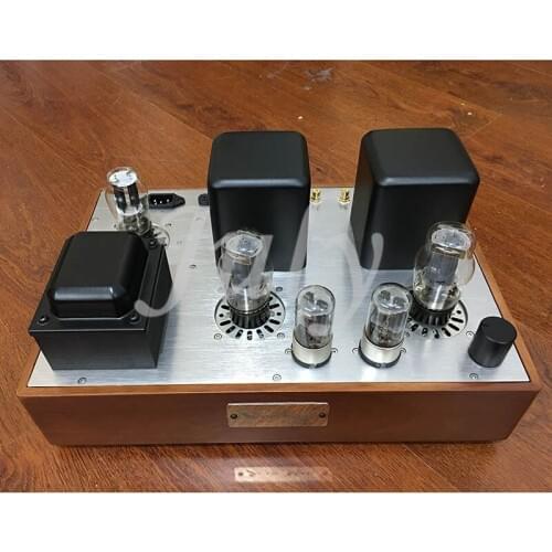 6SN7--6L6 / 6P3P single-ended tube amplifier, 6W, frequency response: 10-43.5KHZ ± 0.5db