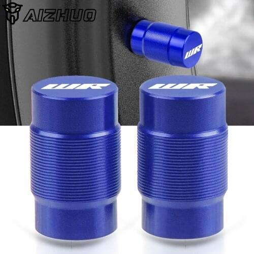 Wheel Tire Valve Caps CNC Aluminum Airtight Covers Motorcycle Accessories For YAMAHA WR125X WR 125X WR125 X WR125R 2011 2012 13