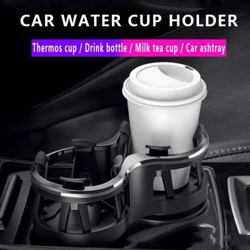 Car Drink Holder Double Hole Beverage Holder Car Drink Bottle Cup Holder Water Bottle Mount Stand Coffee Drinks Car Accessories