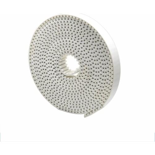 1Meters White S2M S3M S5M S8M Open Timing Belt Polyurethane With Steel Core For 3D Printer/CNC Machine Width 10-40mm