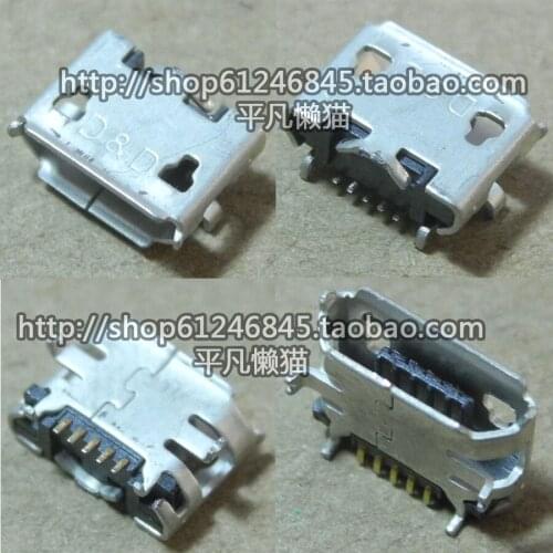 Free shipping For new original Tablet PC mobile phone Micro USB V8 data interface charge tail plug 338