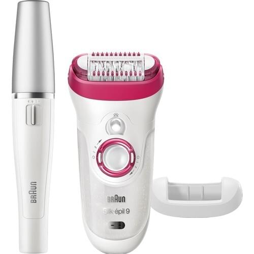 HERSEYSTORE Braun Silk-épil 9 9538 - 3 Attachments Wet and Dry Wireless Epilator / Epilation + Facial Epilator Gift