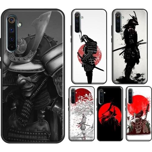 Japan Samurai Art Case For OPPO Reno4 Pro A9 For OnePlus 8 7 Pro Nord For Realme 6 X2 X7 Pro C3 XT Coque