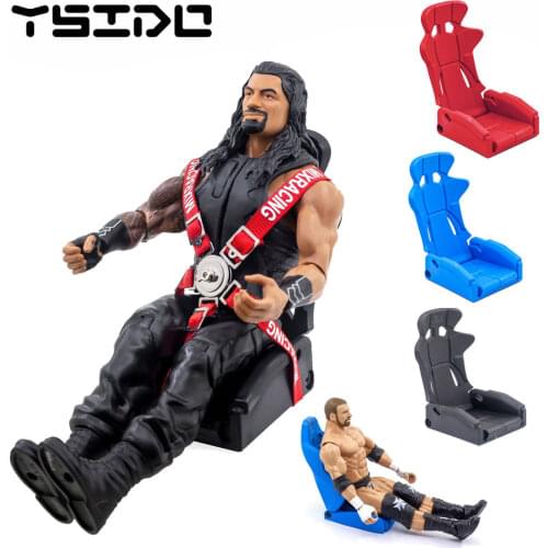 YSIDO Decoration Parts Simulated Cab Seat Chair w/ Doll for 1/10 Climbing Car TRX4 Scx10 III 90046 RC Model Car