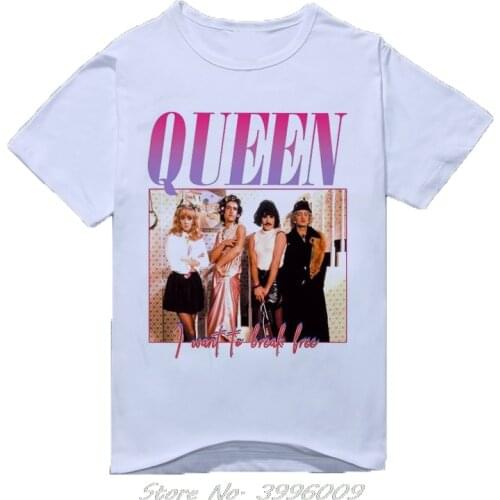 Queen Band T Shirt Men Printing Freddie Mercury T-shirt Summer Casual O-neck Short Sleeve The Queen Band Tshirt Streetwear