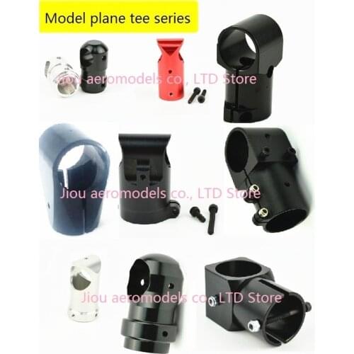 Tee Carbon tube clamp drone tripod, aluminum alloy tee series plant protection aerial photography tube clamp