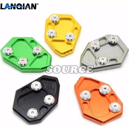 Good Motorcycle stand motorbike Kickstand Aluminum Side Stand Plate Enlarge caballete For BMW S1000RR 2010 2011 2012 2013 2014